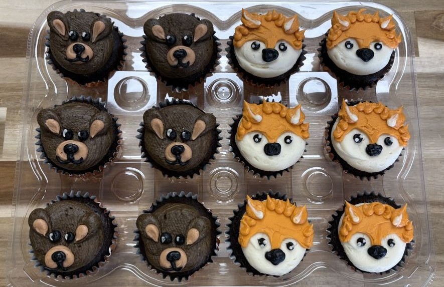 Gluten Free Woodland Creatures Cupcakes